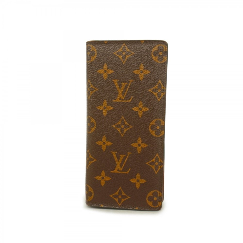 Louis Vuitton Brown and Gold Monogram Wallet